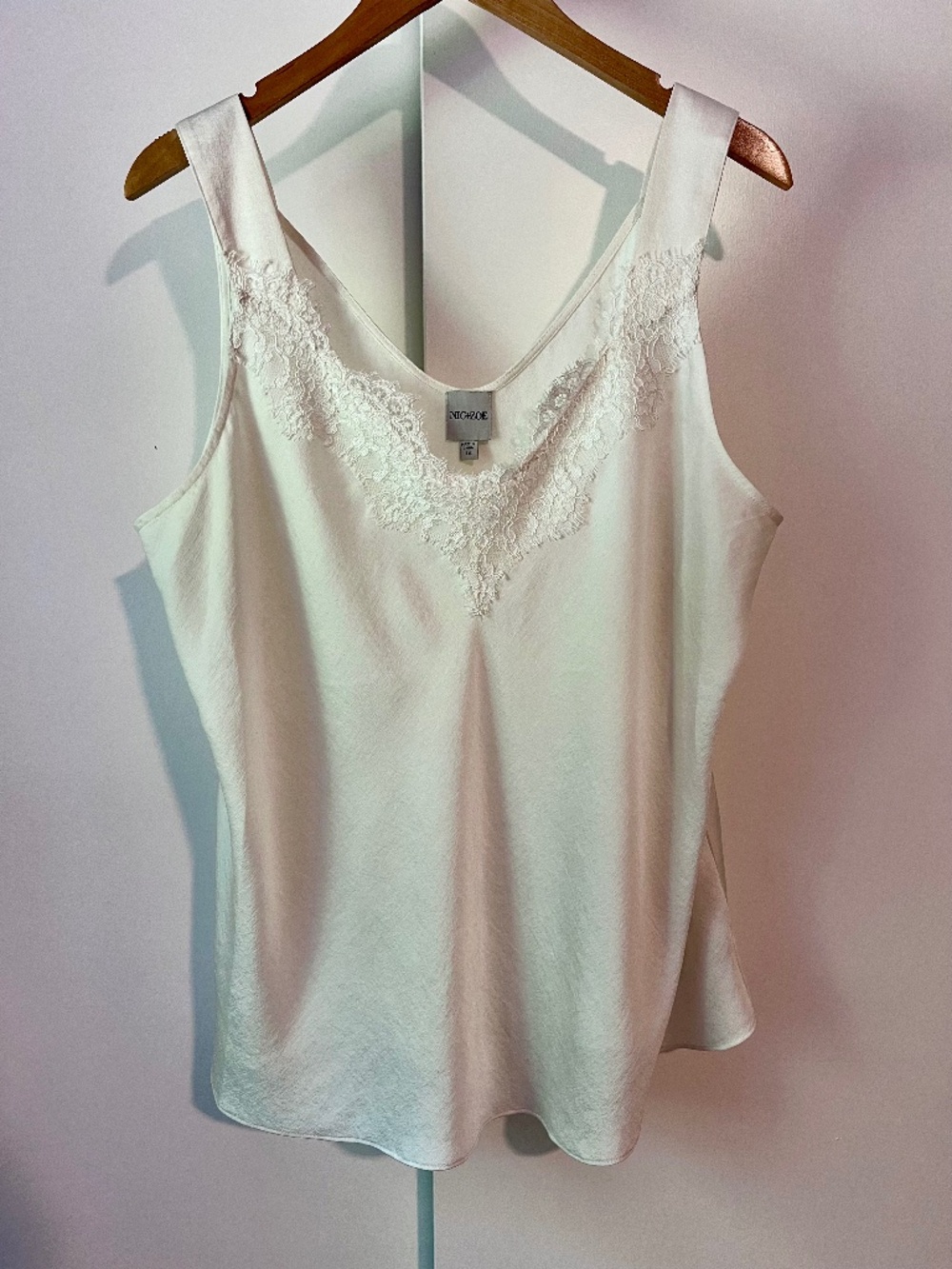 Nic and Zoe Lace Trim Camisole 1X